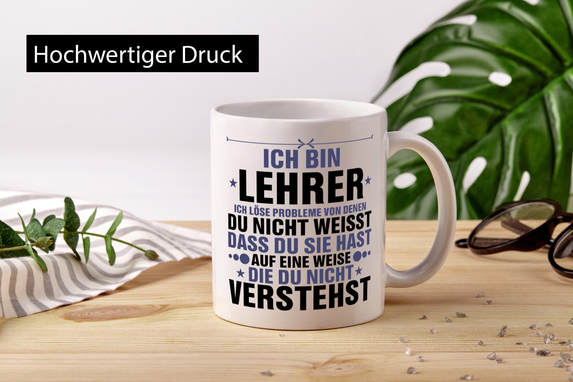 Löse Probleme: Lehrer | Schule Beruf Schüler v2 lustiger Spruch Geschenk Arbeit
