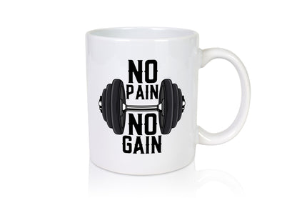 No Pain Gain | Training Motivation Fitness Pumpen lustig Humor Geschenkidee