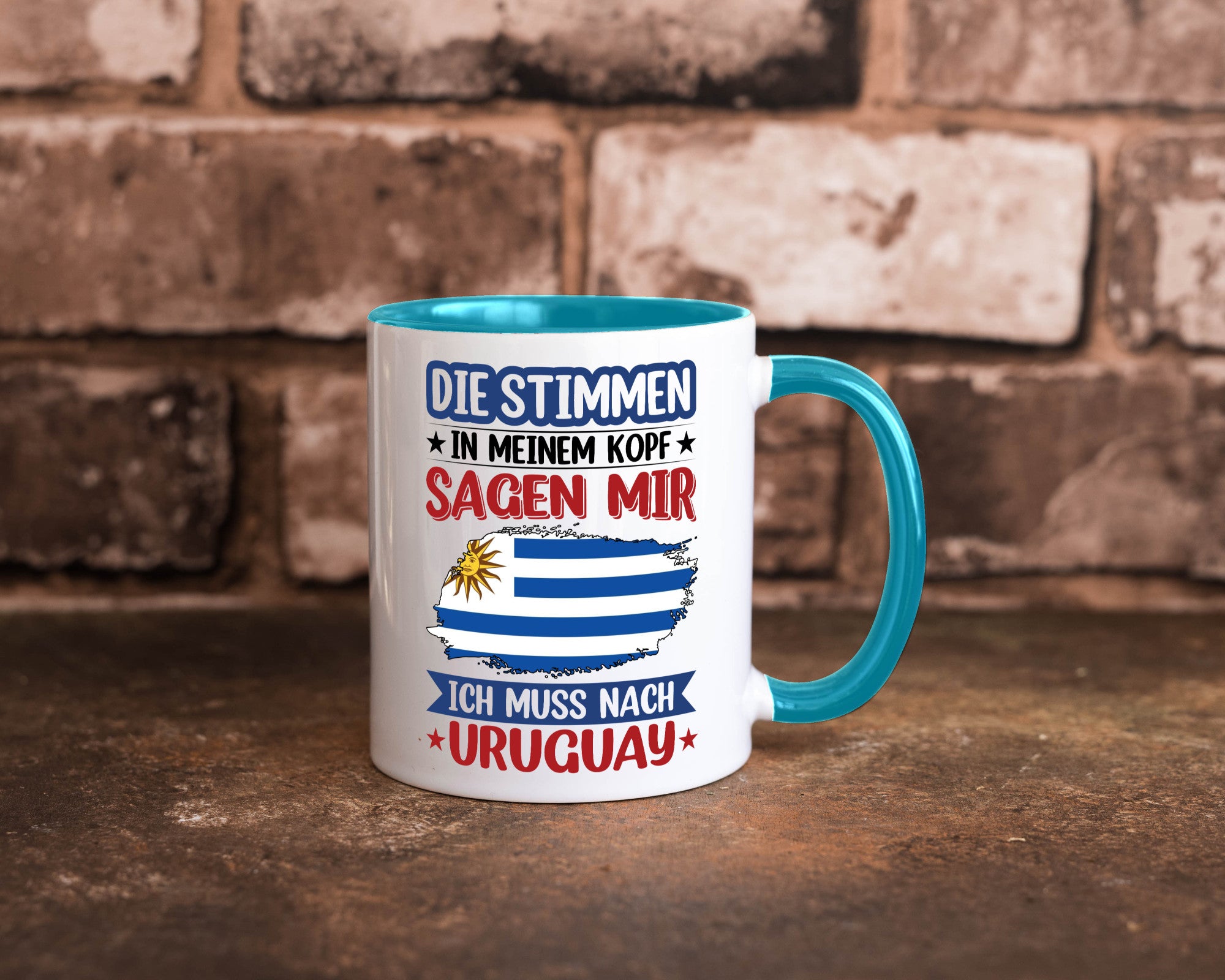 Uruguay | Urlaub Stimmen in meinem Kopf Traumland Geschenk Humor Geschenkidee