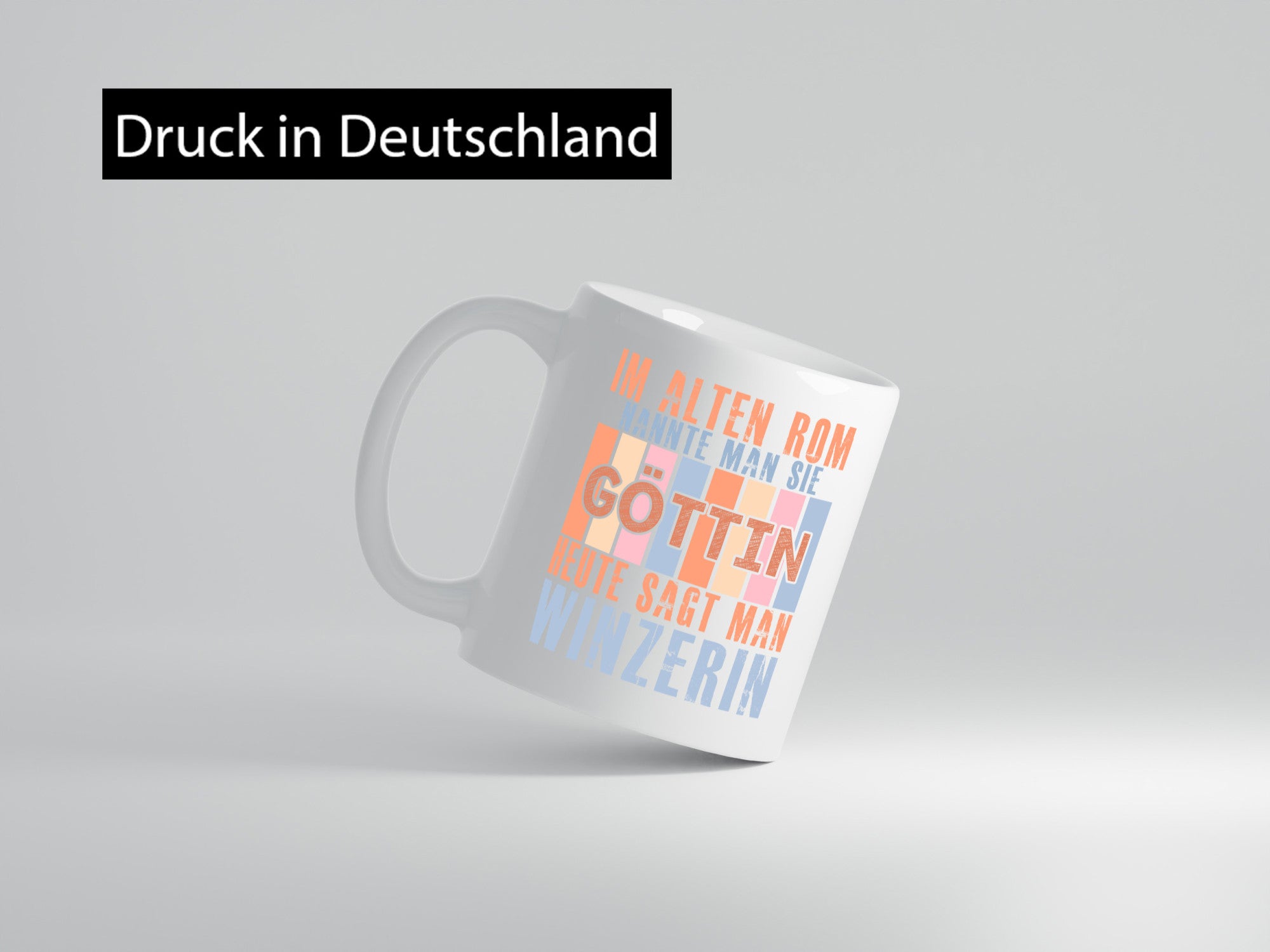 Heute sagt man: Winzerin | Weinbauer Wein Geschenkidee Humor Tasse