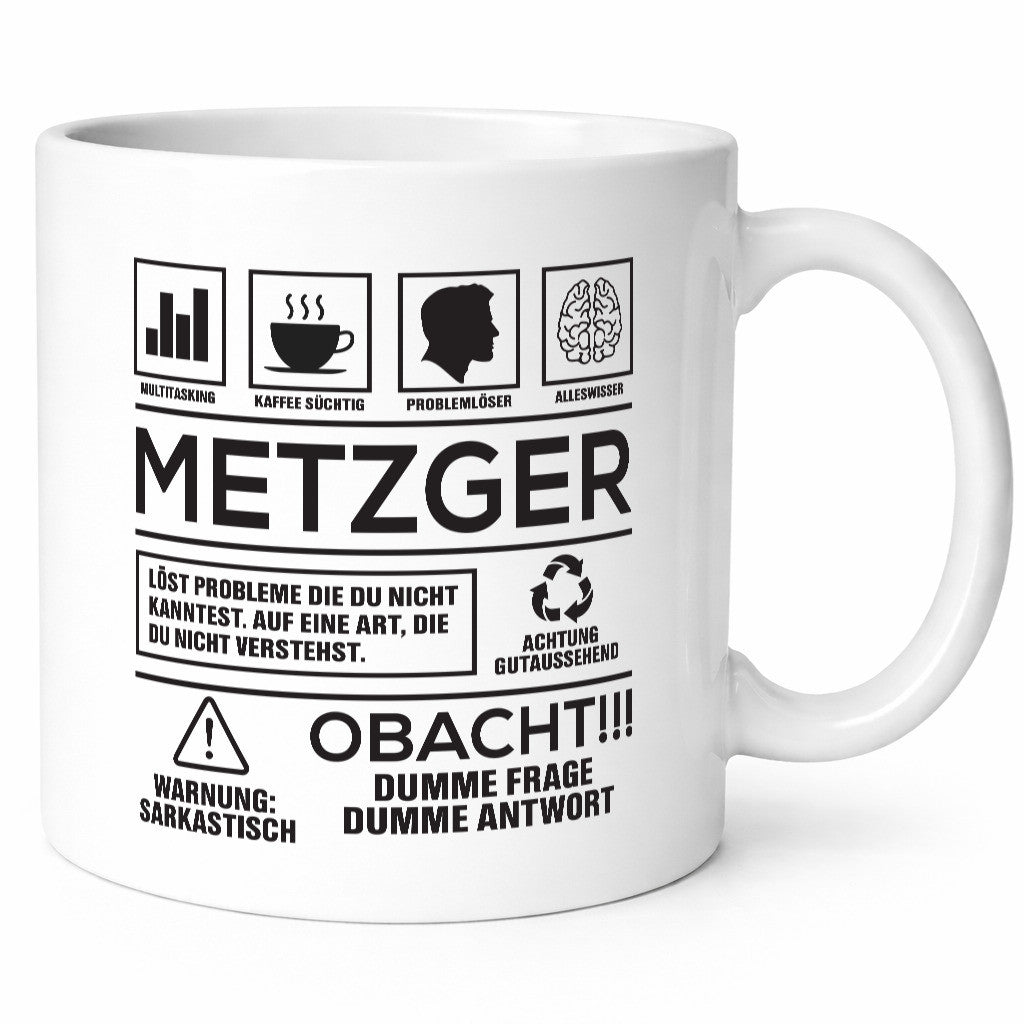 Achtung Probleme Metzger | Fleischer Metzgerei Geschenk Humor Geschenkidee