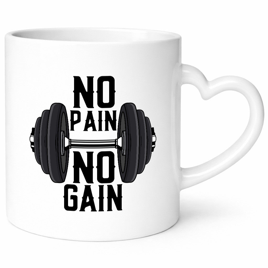No Pain Gain | Training Motivation Fitness Pumpen lustig Humor Geschenkidee