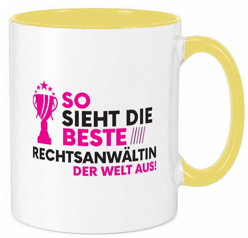 Die Weltbeste Rechtsanwältin | Jurstin Anwältin Humor Geschenkidee Tasse