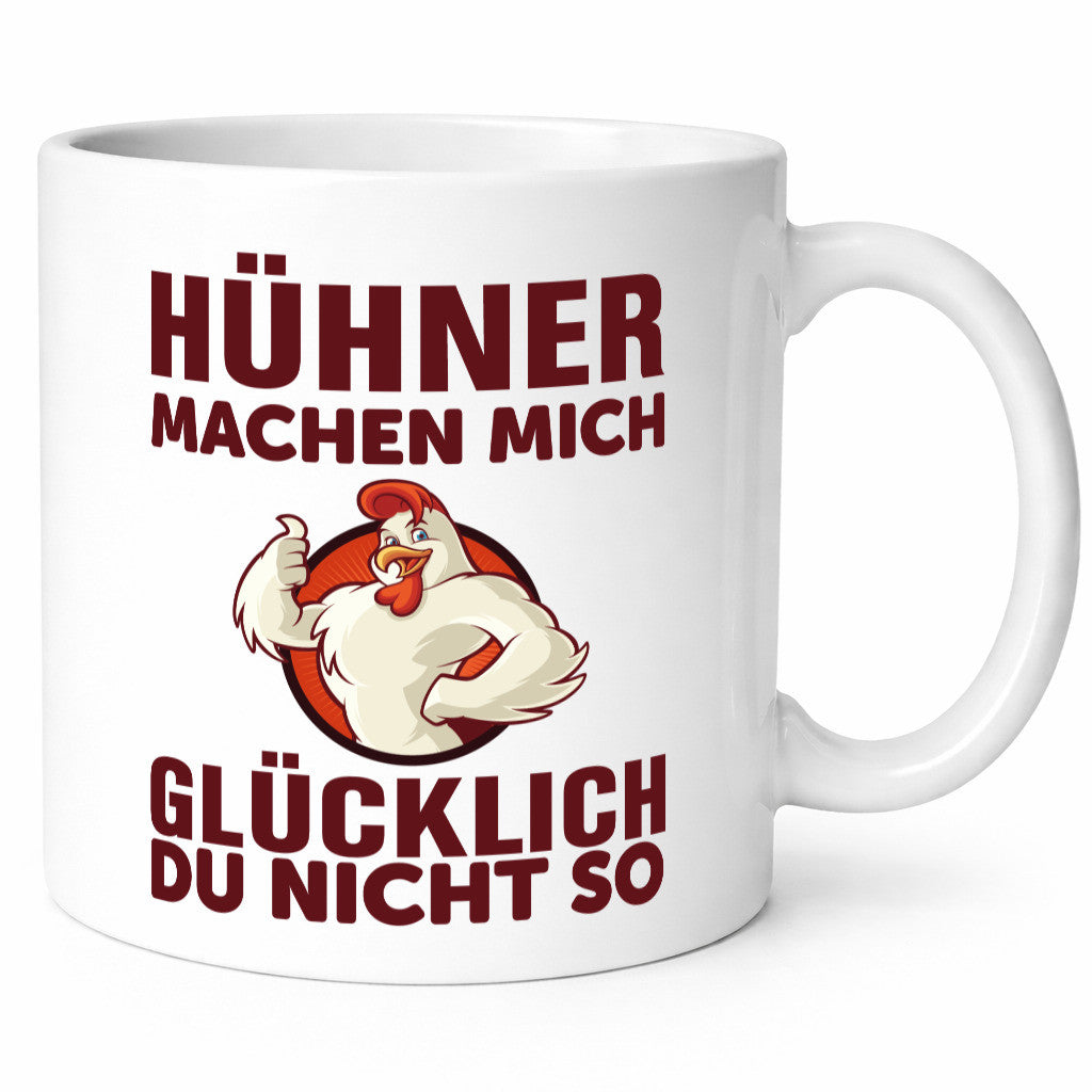 Hühner Tasse | Spruch witziges Huhn Bauer Humor Geschenkidee