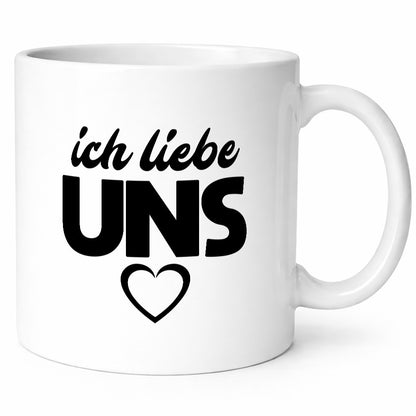 Ich liebe uns | Paar Beziehung Geschenkidee Humor Tasse