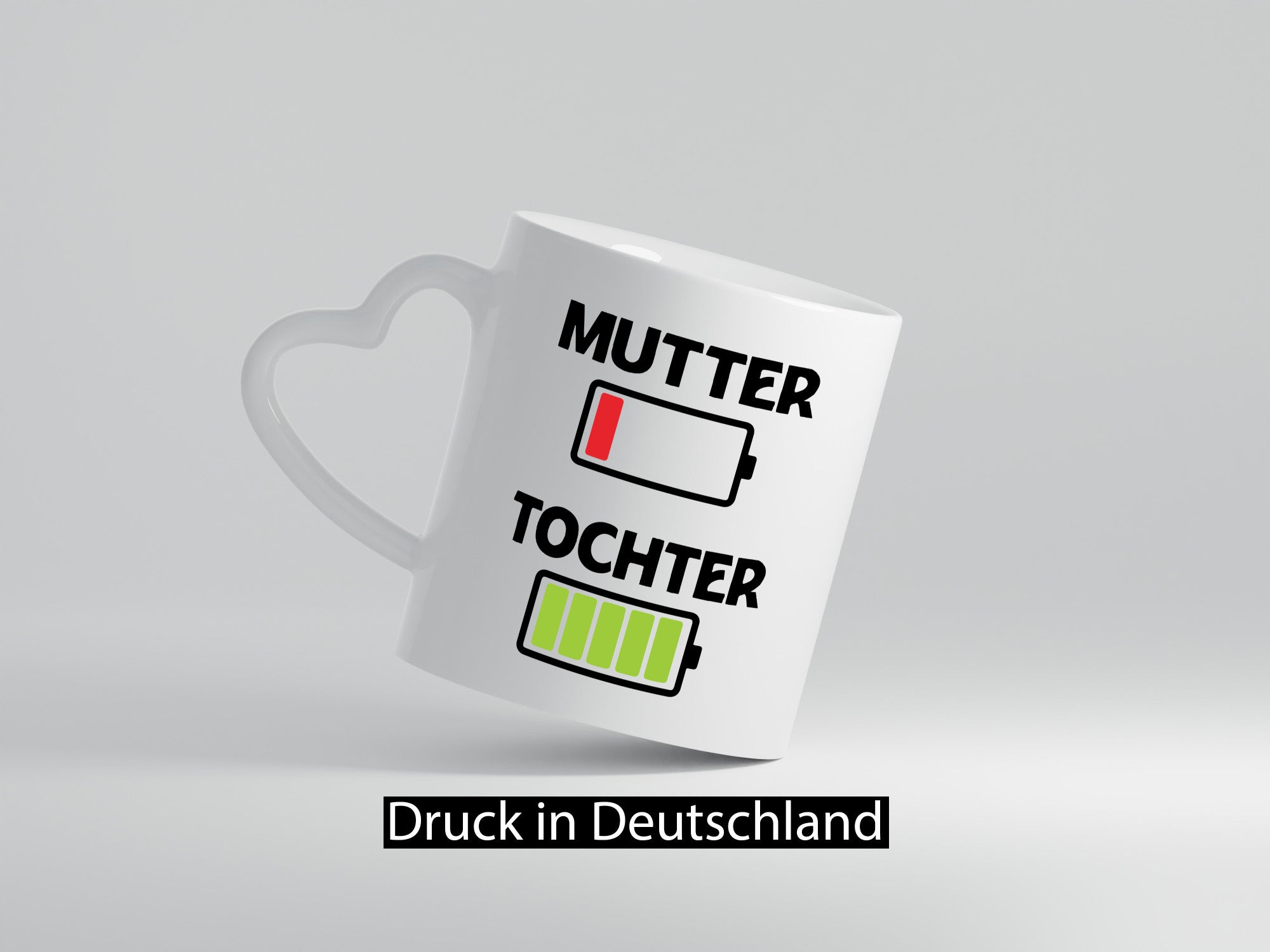 Mutter kaputt | Tocher mit viel Power Batterie leer lustig Familie Geschenkidee