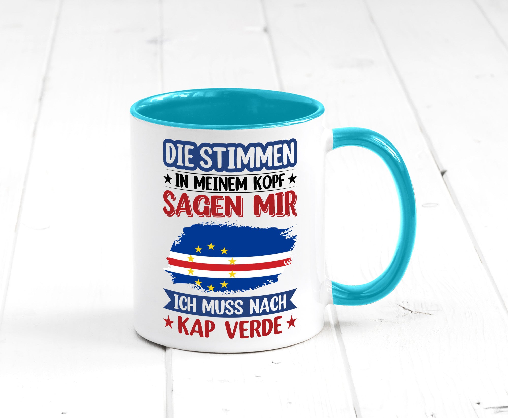 Kap Verde | Urlaub Stimmen in meinem Kopf Traumland lustig Humor Geschenkidee