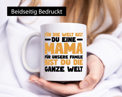 Beste mama der Welt vl8 lustig Familie Geschenkidee Geschenk Tasse