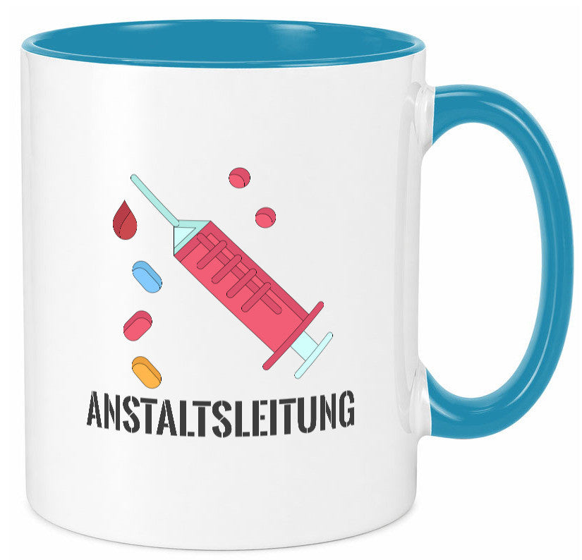 Anstaltsleitung | Krankenschwester Krankenhaus Humor Geschenkidee Tasse