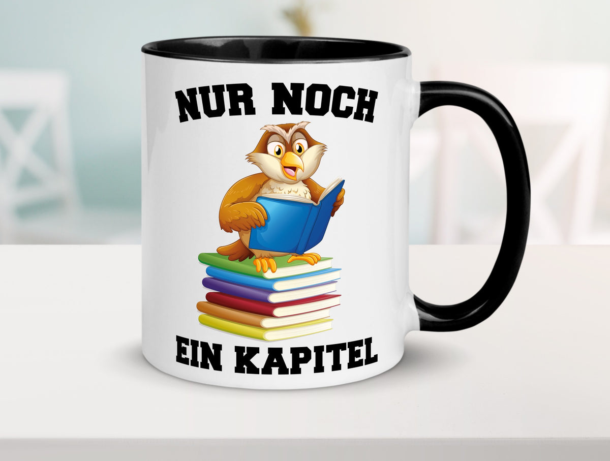 Nur noch ein Kapitel lustig Humor Geschenkidee Geschenk Tasse