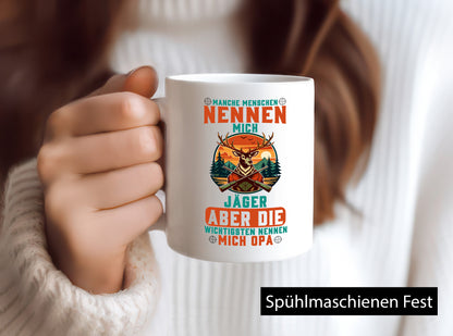 Die wichtigsten nenne mich Opa | Jäger Großvater Geschenk Familie Geschenkidee