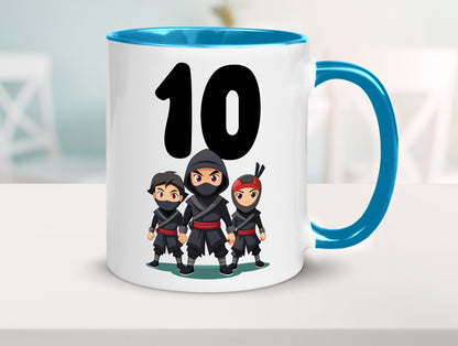 10. Geburtstag | 10 Jahre Ninja Humor Geschenkidee Tasse