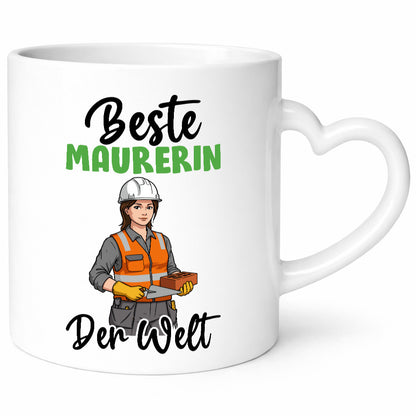 Bester Maurerin | Bau Handwerkerin Humor Geschenkidee Tasse