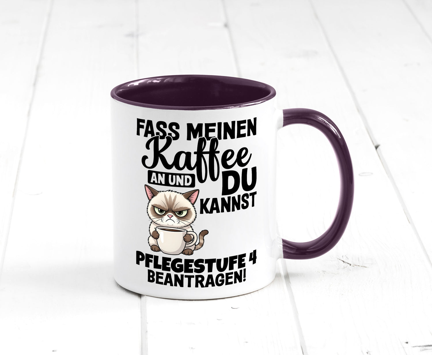 Fass meinen Kaffee an | Pflegestufe 4 Krankenschwester v3 Geschenkidee Humor
