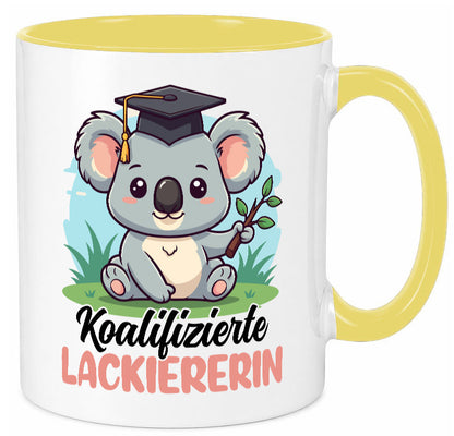 Koalifizierte Lackiererin | lackieren Geschenkidee Humor Tasse