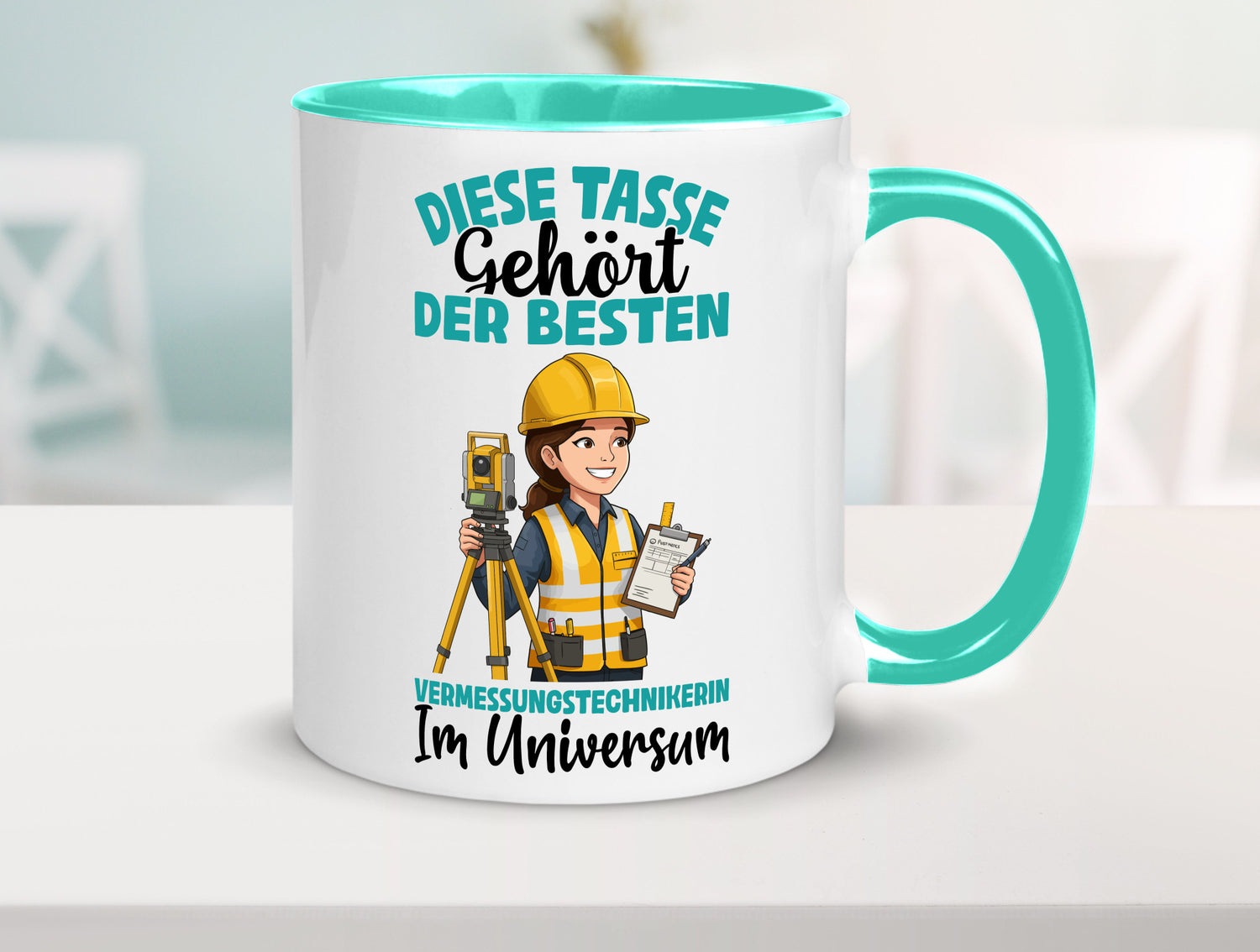 Im Universum: Vermessungstechnikerin | Techniker lustiger Spruch Geschenk Humor