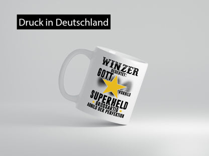 Bedeutung von Winzer | Weinbauer Wein lustig Humor Geschenkidee Geschenk Tasse