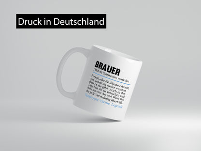 Brauer | Bier Brauerei Beruf lustig Geschenkidee Arbeit Kollegen Büro Humor