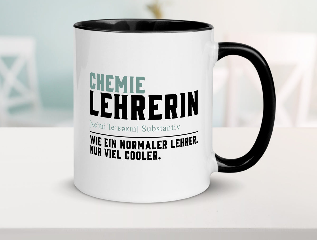 Chemielehrerin | Lehrerin Unterricht Lieblingslehrerin Geschenk Humor Tasse