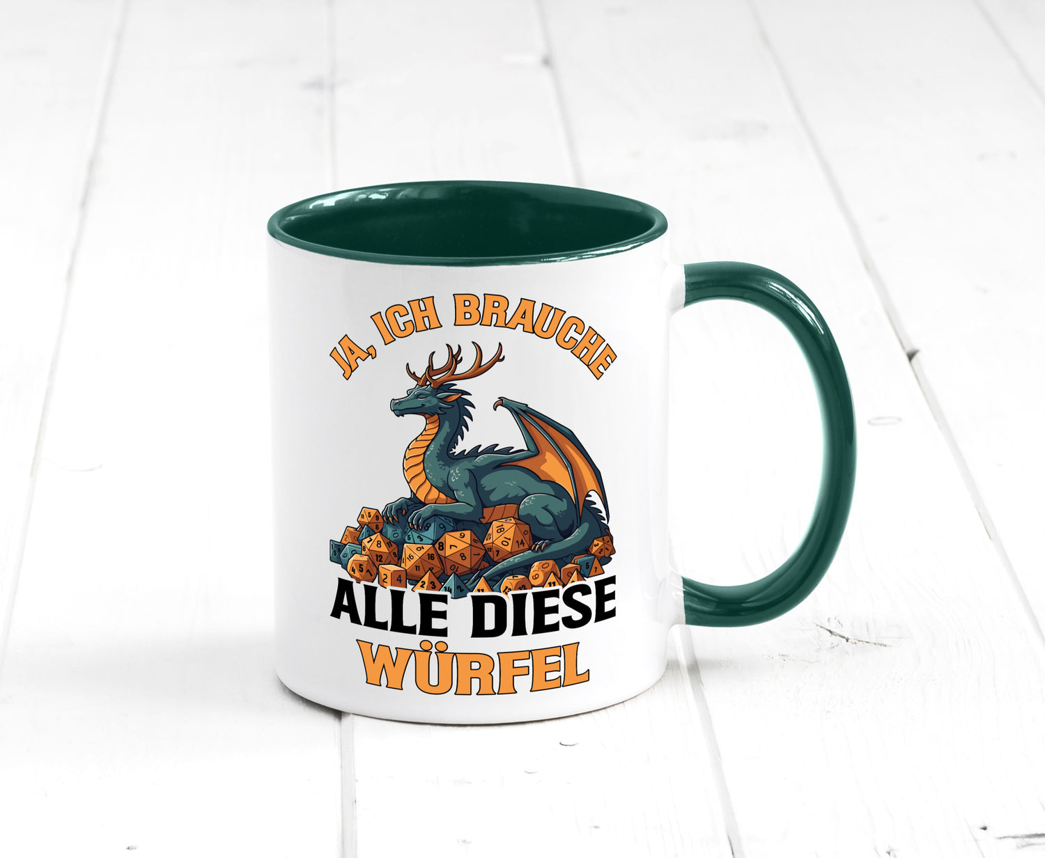 Ja ich brauche alle diese Würfel | Drache Rollenspiel v2 Geschenk Humor