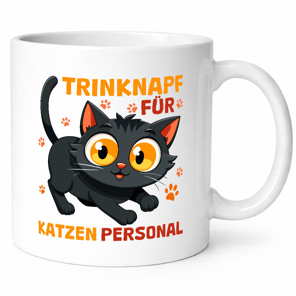 Katzen Personal | Katzenbesitzer Tasse Katze Humor vl3 Geschenkidee