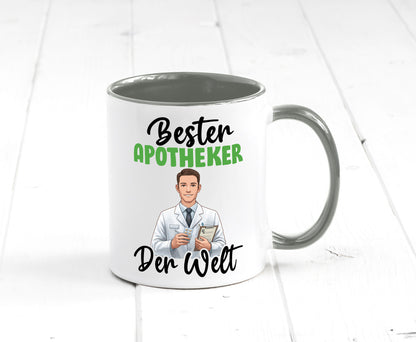 Bester Apotheker | Apotheke Pharmazie v2 Humor Geschenkidee Tasse