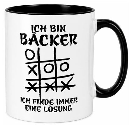 Ich bin Bäcker finde immer eine Lösung | Meister lustig Humor Geschenkidee