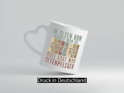 Heute sagt man: Altenpfleger | Pflegepersonal Geschenk Humor Geschenkidee