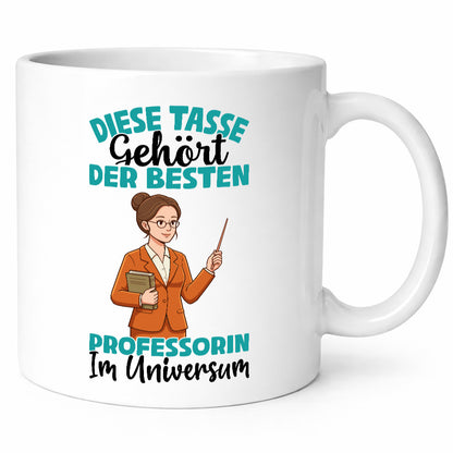 Im Universum: Professorin | Uni Universität lustiger Spruch Geschenk Humor
