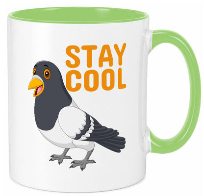 Stay Cool | coole Taube Motiv Tasse Jugendliche Humor Geschenkidee