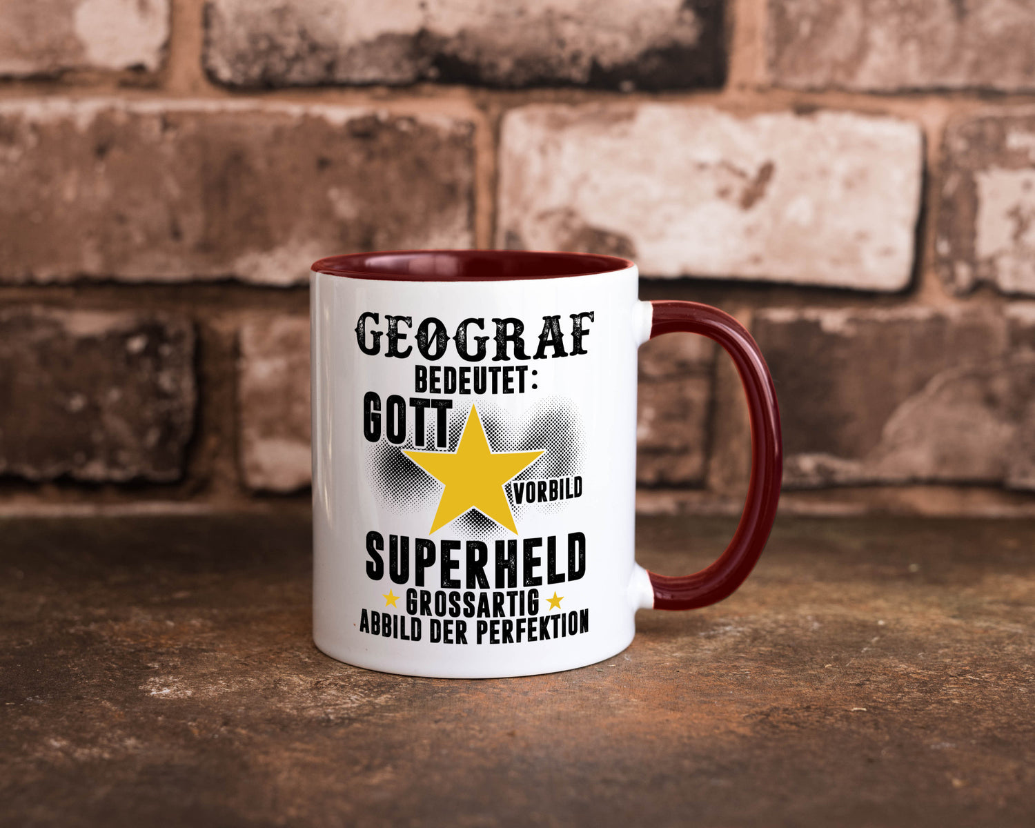 Bedeutung von Geograf | Geografie lustiger Spruch Geschenk Humor Geschenkidee