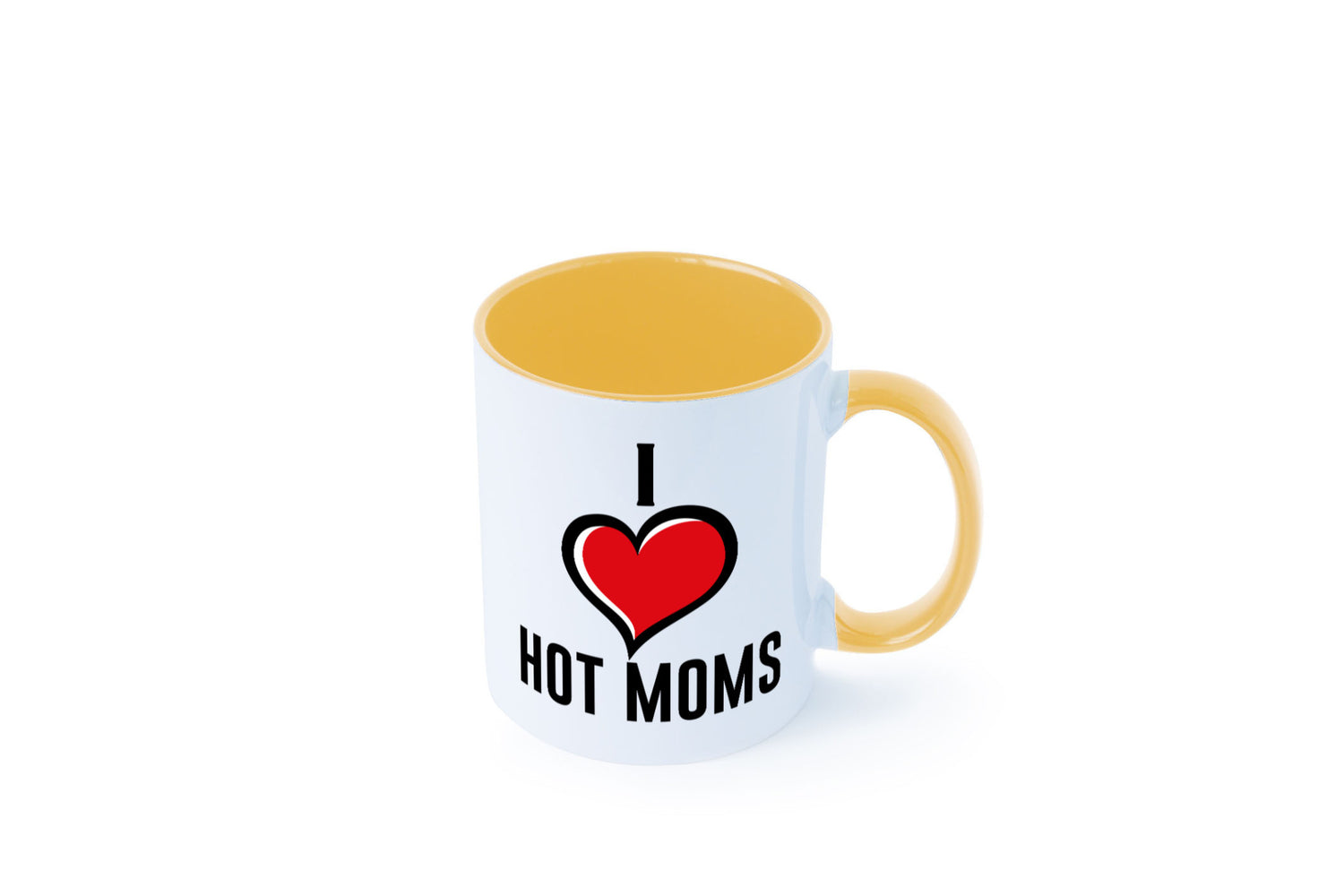 I love hot Moms | Frauen Liebe mamas lustiger Spruch Geschenk Familie
