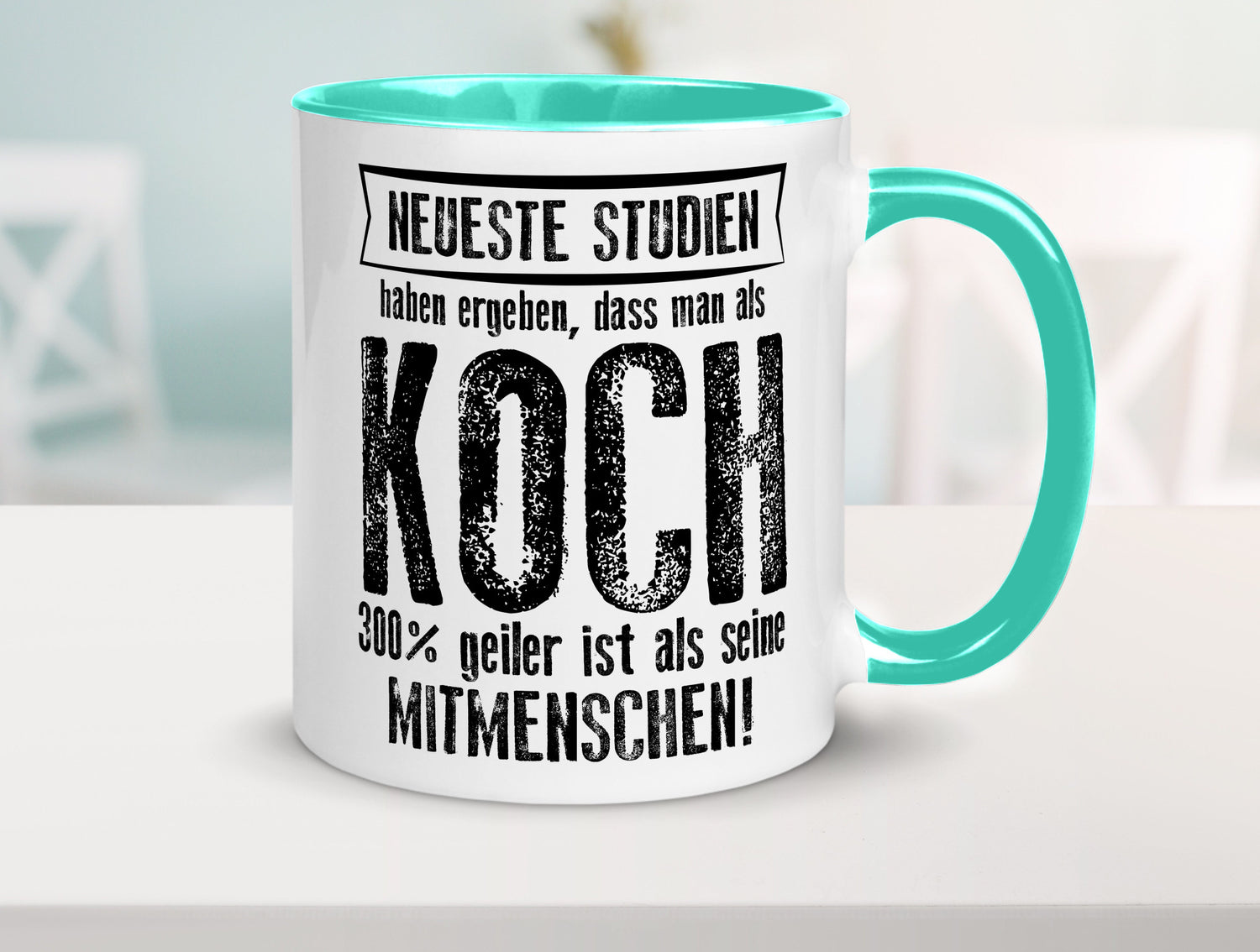 Neuste Studien: Koch | Chefkoch Humor Arbeit Kollegen Büro Geschenkidee Tasse