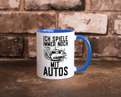 Spiele noch mit Autos | Werkstatt Werkzeug Mechaniker lustiger Spruch Geschenk
