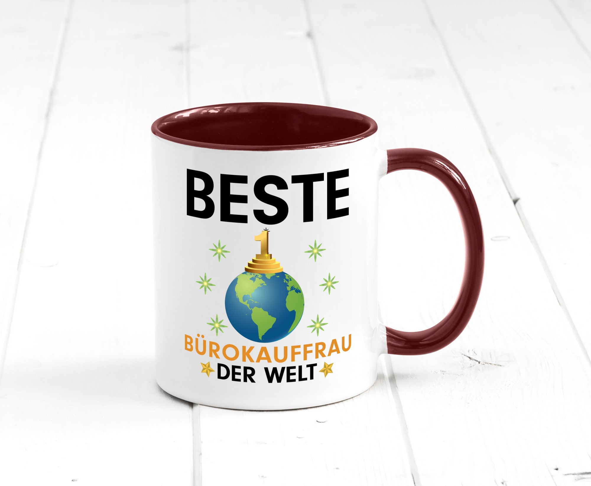 Welt Beste Bürokauffrau | Kauffrau Geschenk Arbeit Kollegen Büro lustiger