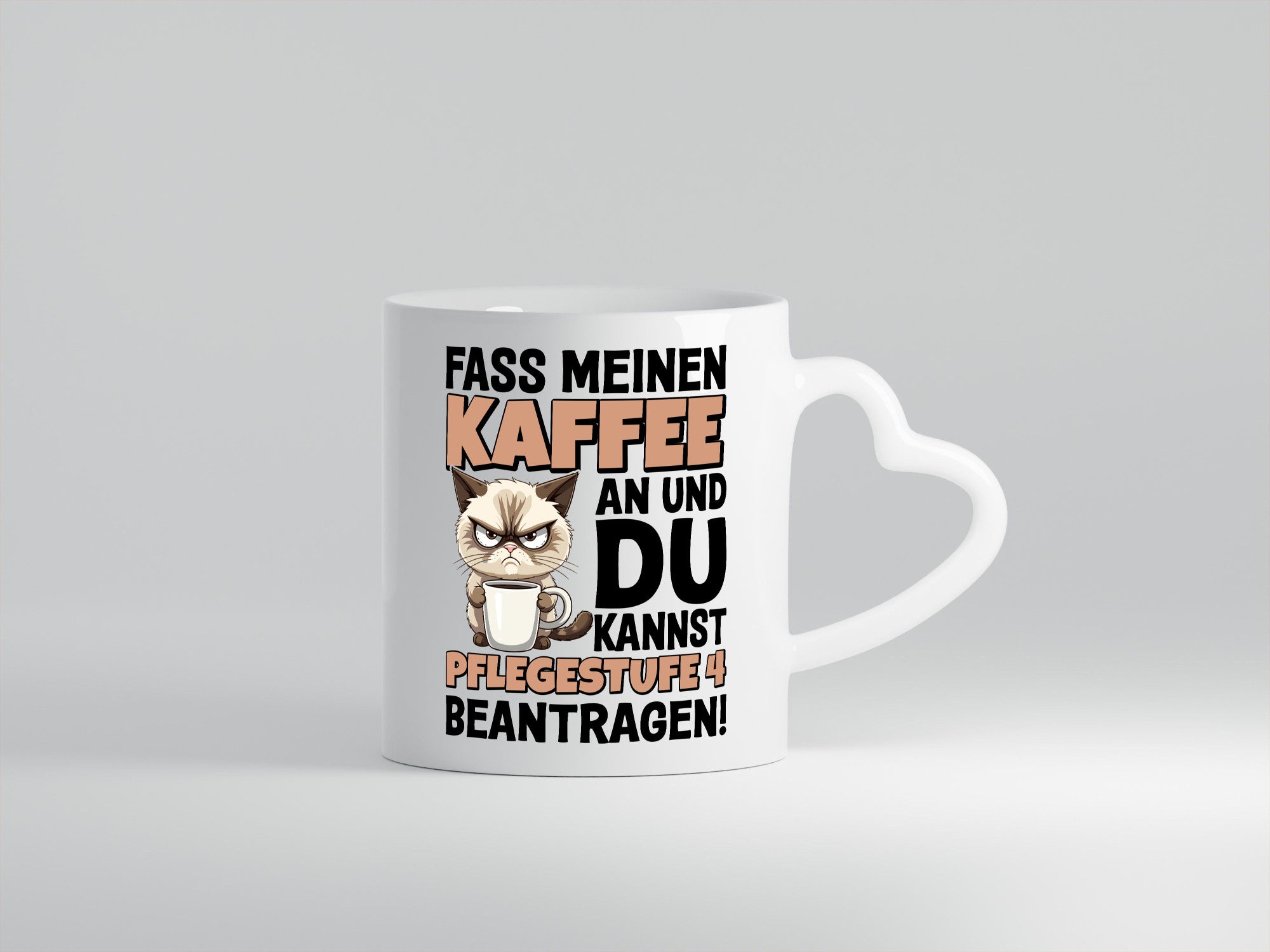 Fass meinen Kaffee an | Pflegestufe 4 Krankenschwester v4 Geschenk Humor