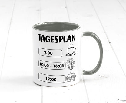 Tagesplan Pilzsammler | Pilze Wald v2 Geschenk Humor Geschenkidee lustiger
