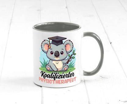 Koalifizierter Physiotherapeut Geschenk Humor Geschenkidee lustiger Spruch Tasse