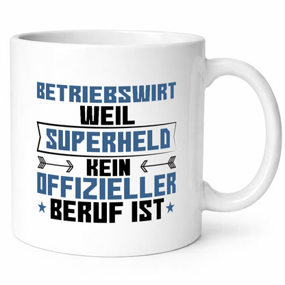 Superheld Betriebswirt | Betriebswirtschaft Geschenkidee Humor Tasse