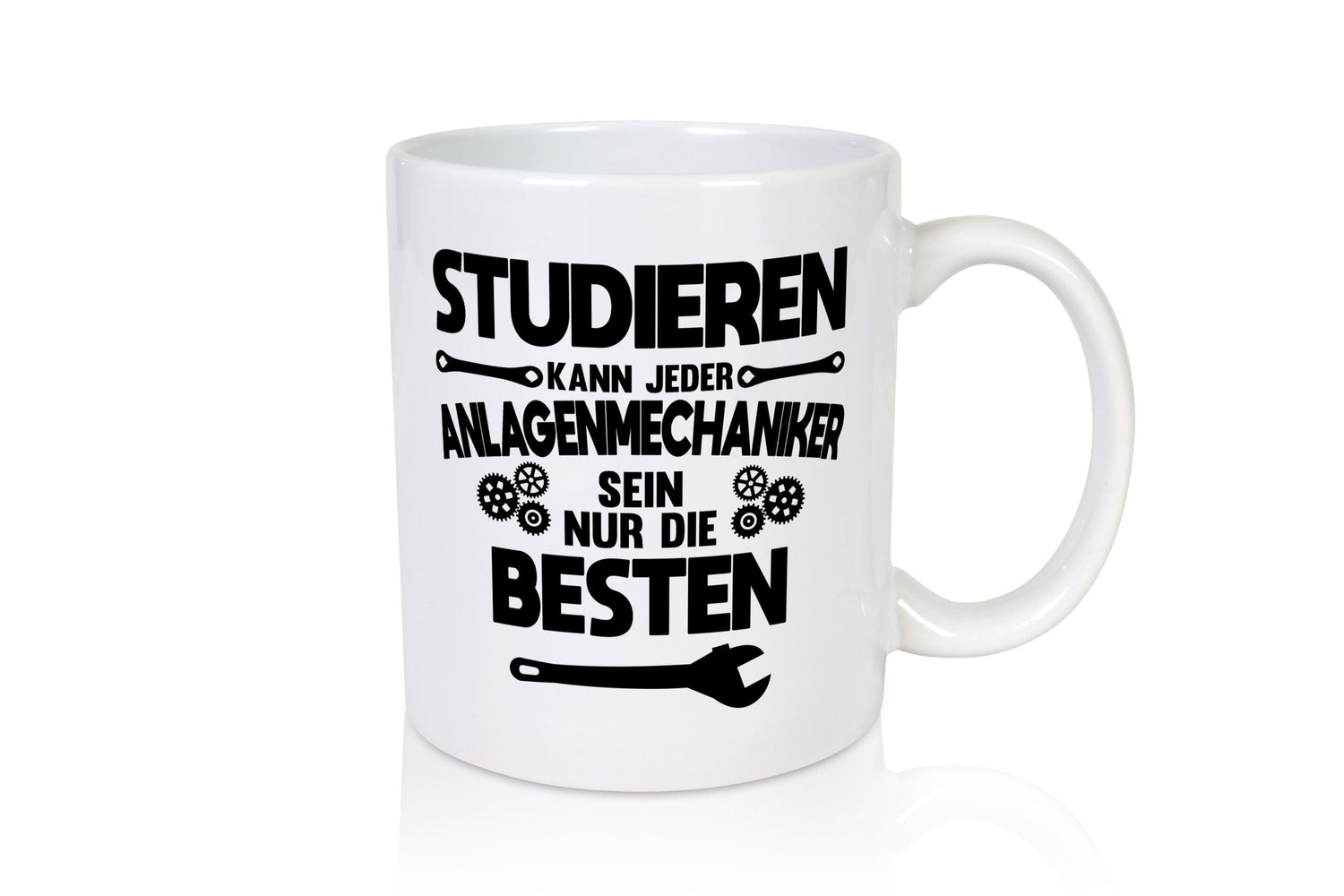 Nur die besten werden Anlagenmechaniker Humor Geschenkidee Tasse