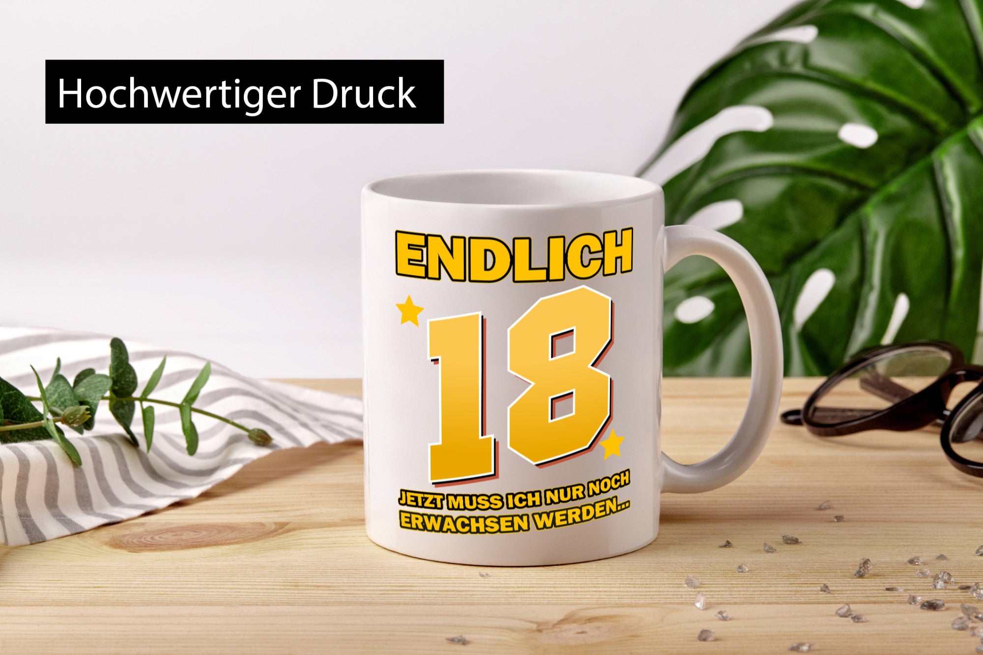 Finally 18 | Birthday Mug Adult v2 Gift Idea Humor