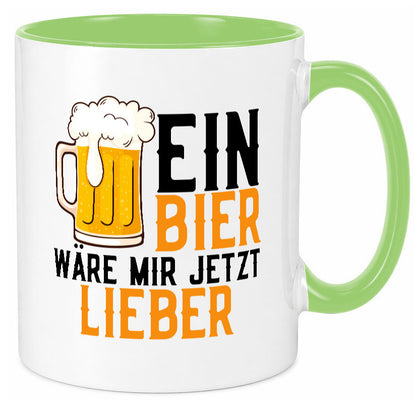 Ein Bier wäre mir jetzt lieber | Kollegen lustiger Spruch Geschenk Arbeit Büro
