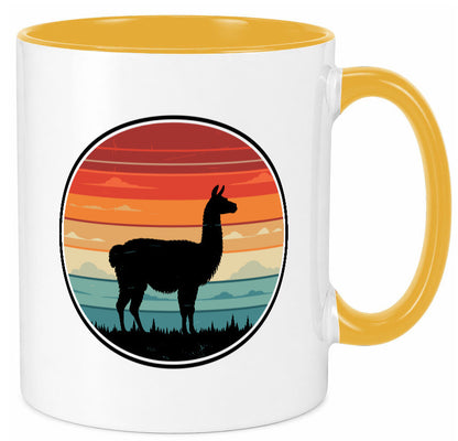 Lama | Alpaka Vintage Humor Geschenkidee Tasse