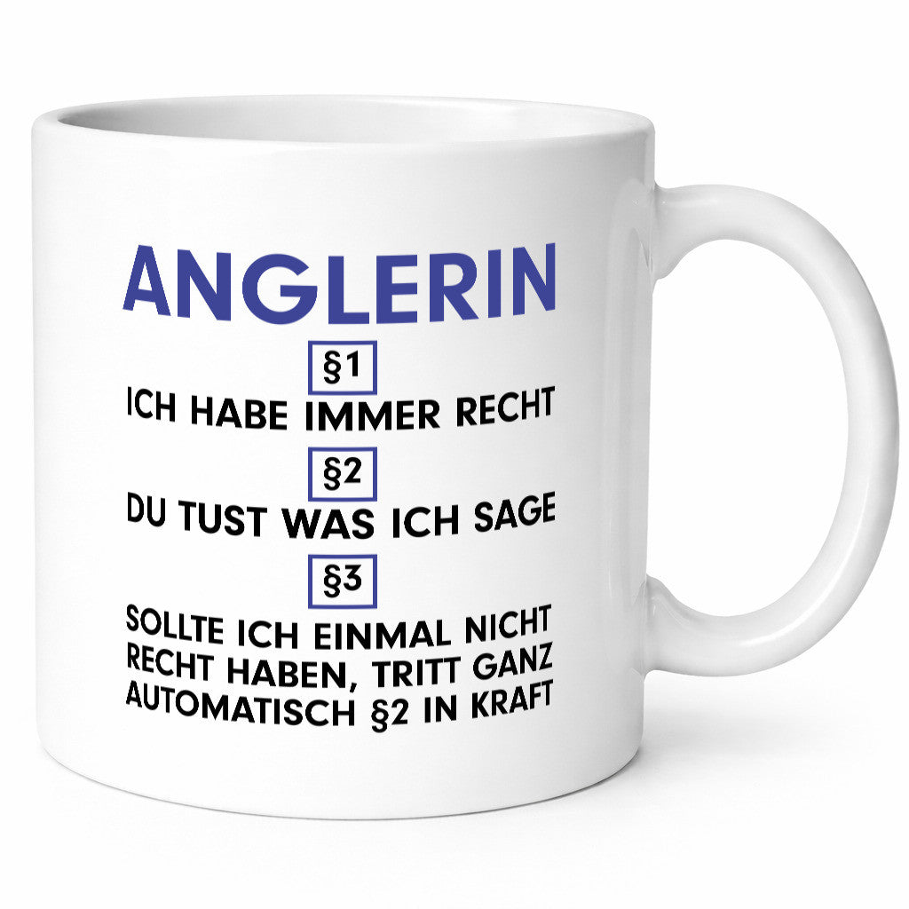 Ich habe immer Recht Anglerin | Angeln Fischerin v2 Geschenk Humor Geschenkidee