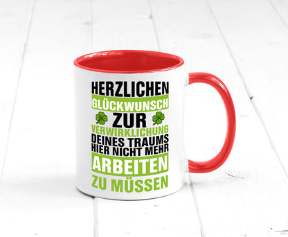 Verwirklichung deiner Träume | Stellenwechel Kollege Humor Arbeit Kollegen Büro