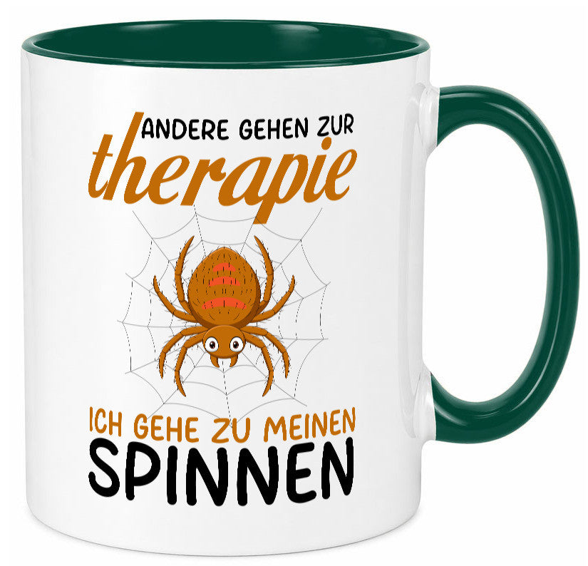 Ich gehe zu meinen Spinnen | Spinnenliebhaber lustiger Spruch Geschenk Humor Tasse