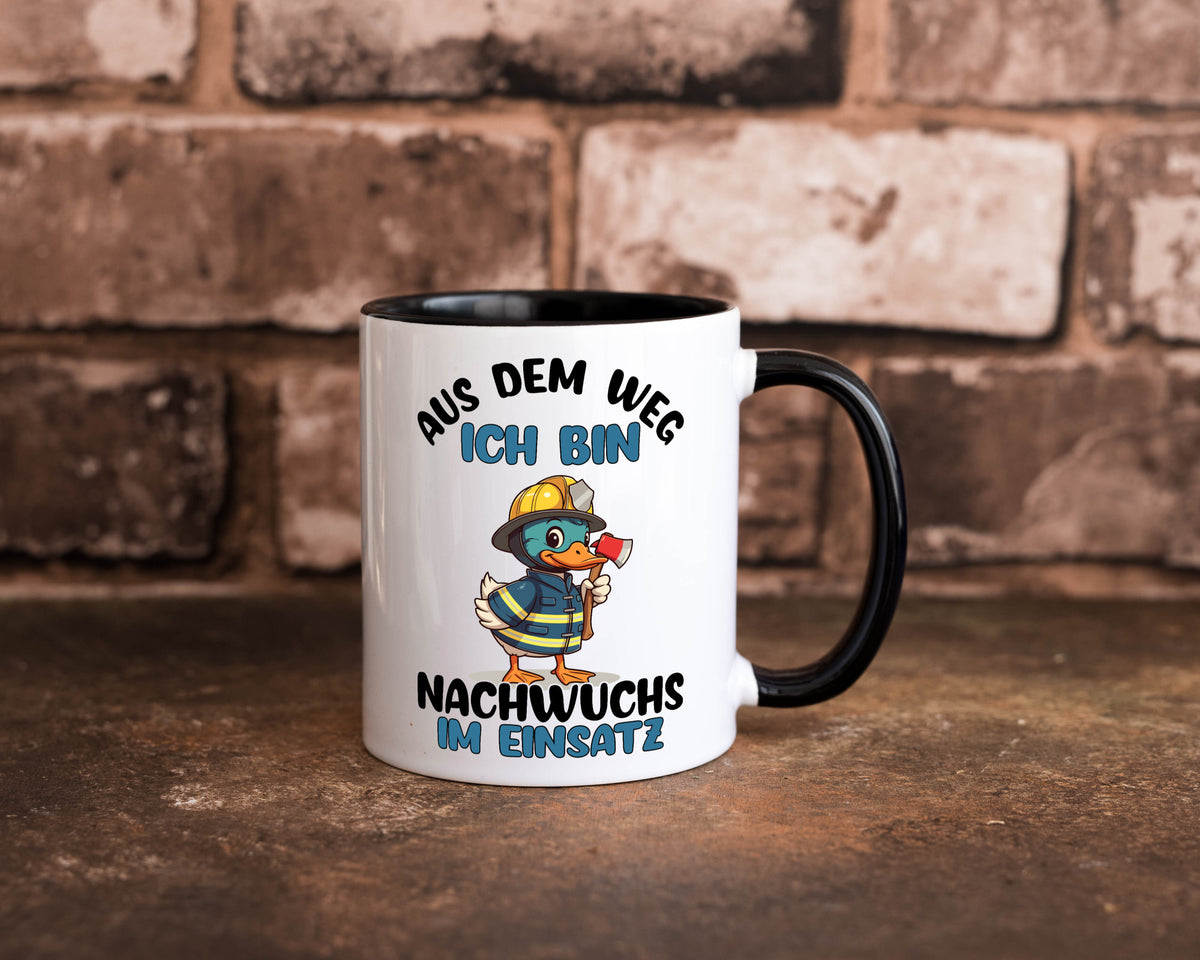 THW nachwuchs | Technische Hilfe Hilfswerk aus dem weg Geschenkidee Humor Tasse