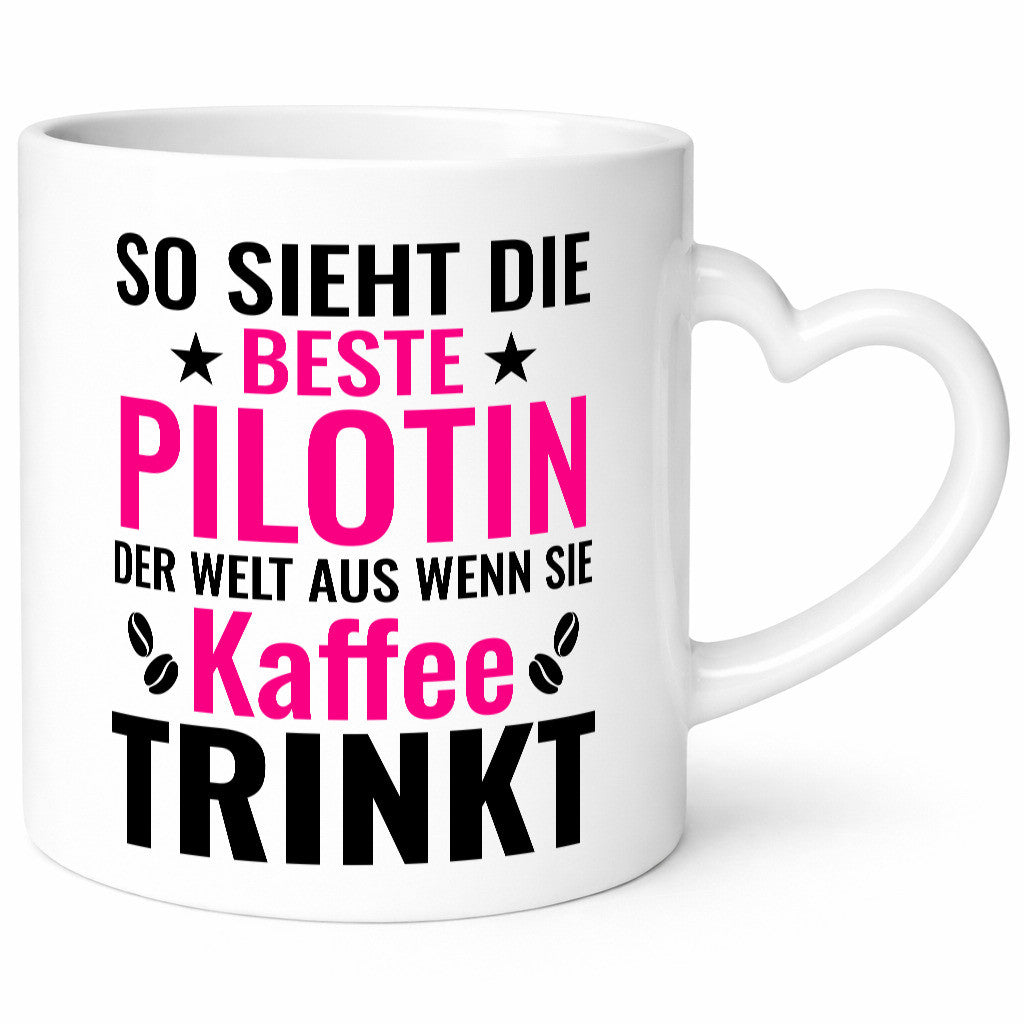 Kaffee trinkt: Pilotin | Definition Piloten Humor Geschenkidee Tasse
