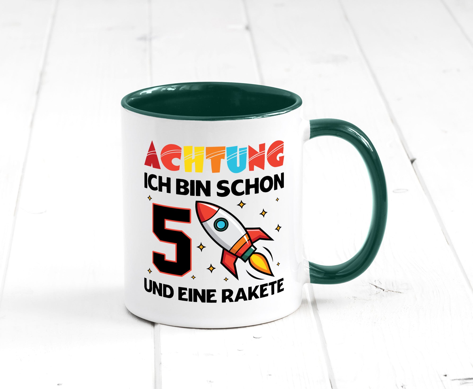 5. Geburtstag | Rakete Weltraum 5 Jahre Galaxy lustig Geschenkidee Geschenk