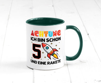 5. Geburtstag | Rakete Weltraum 5 Jahre Galaxy lustig Geschenkidee Geschenk